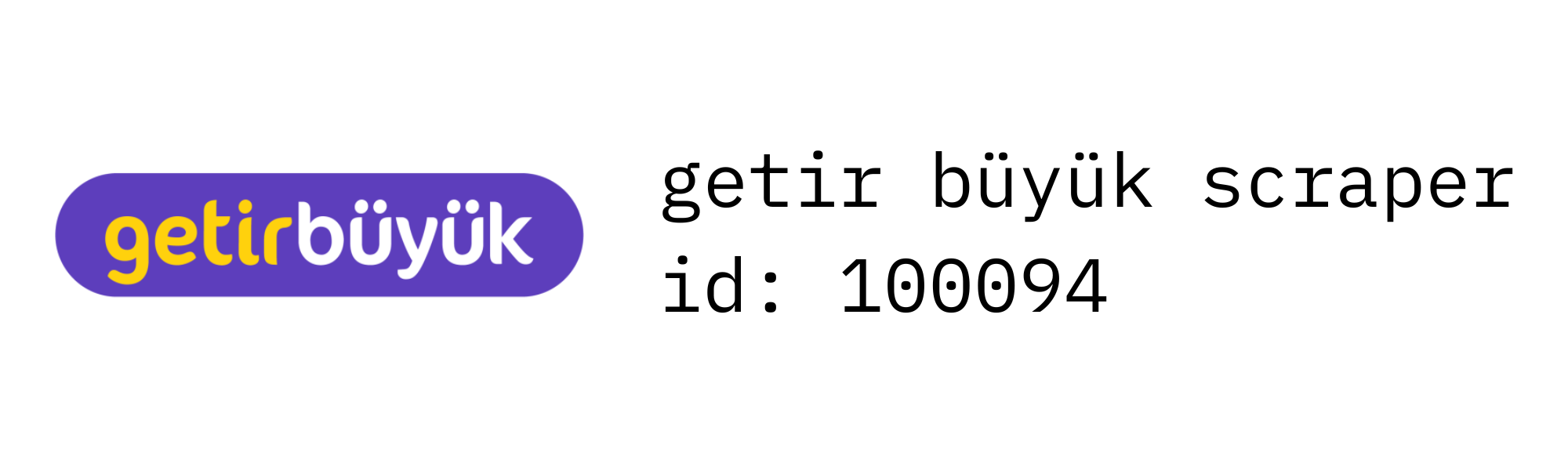 Getir Büyük Scraper
