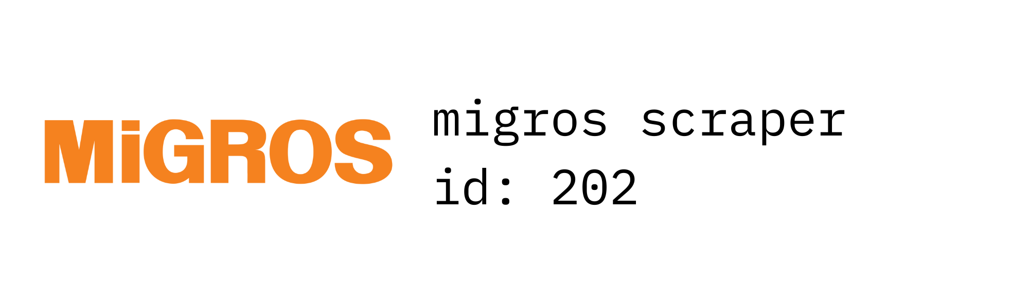 Migros Scraper